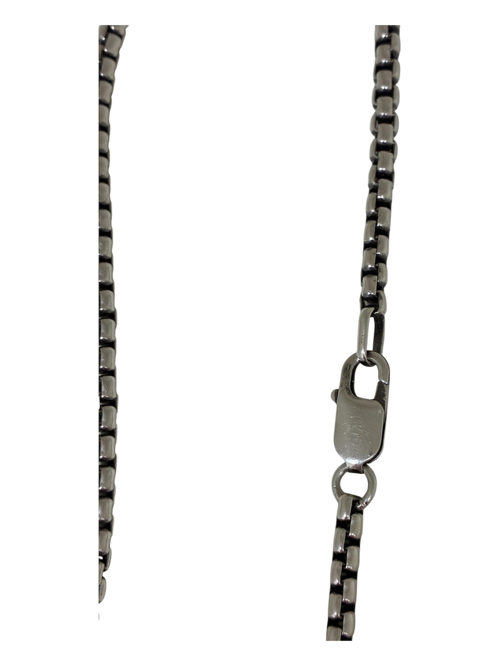 Collar Tateossian London 41cm Plata 925 Cadena Box - Gargantilla Unisex