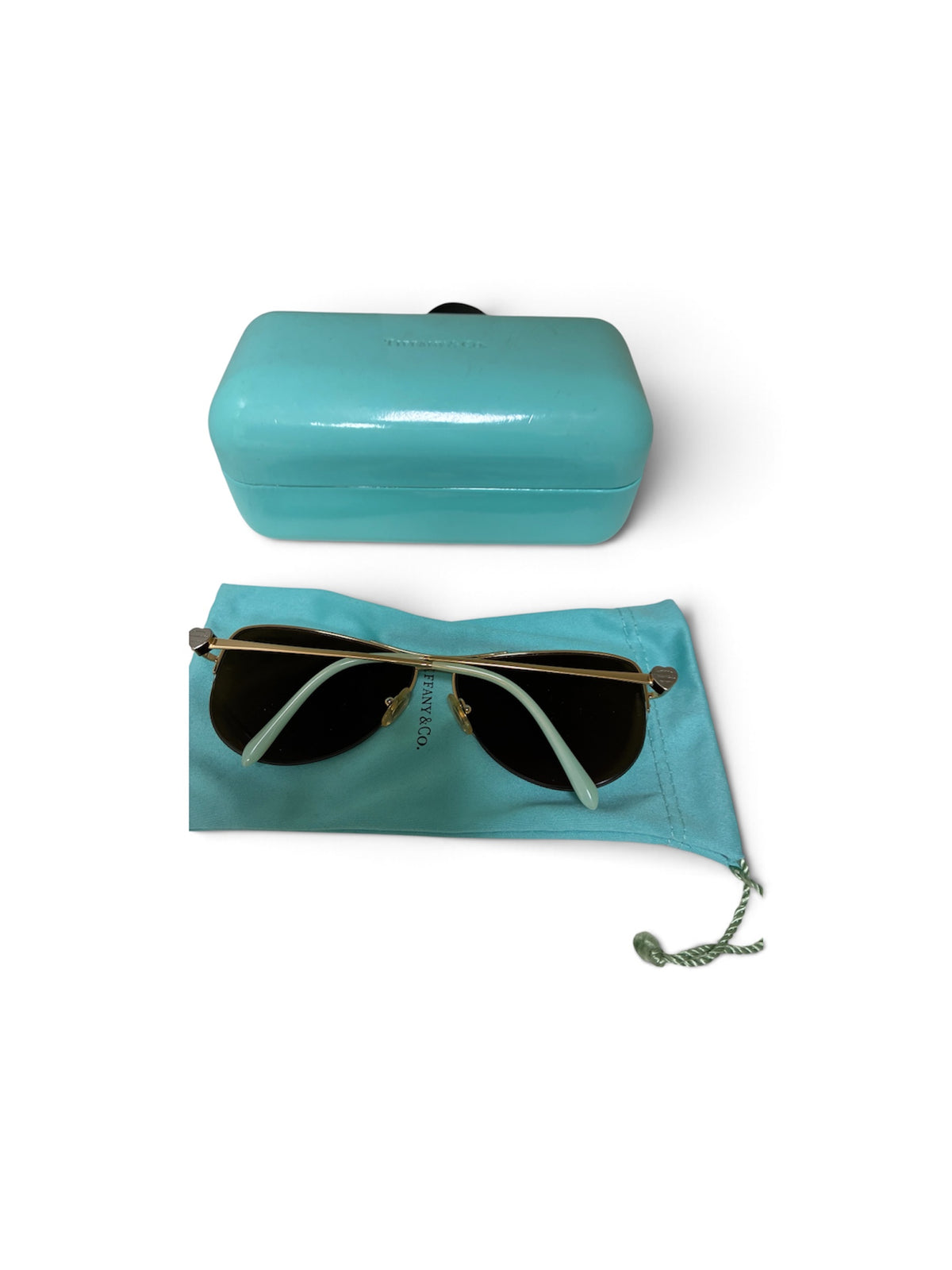 Gafas de sol Tiffany & Co. TF3021 aviador doradas – Return to Tiffany con funda original