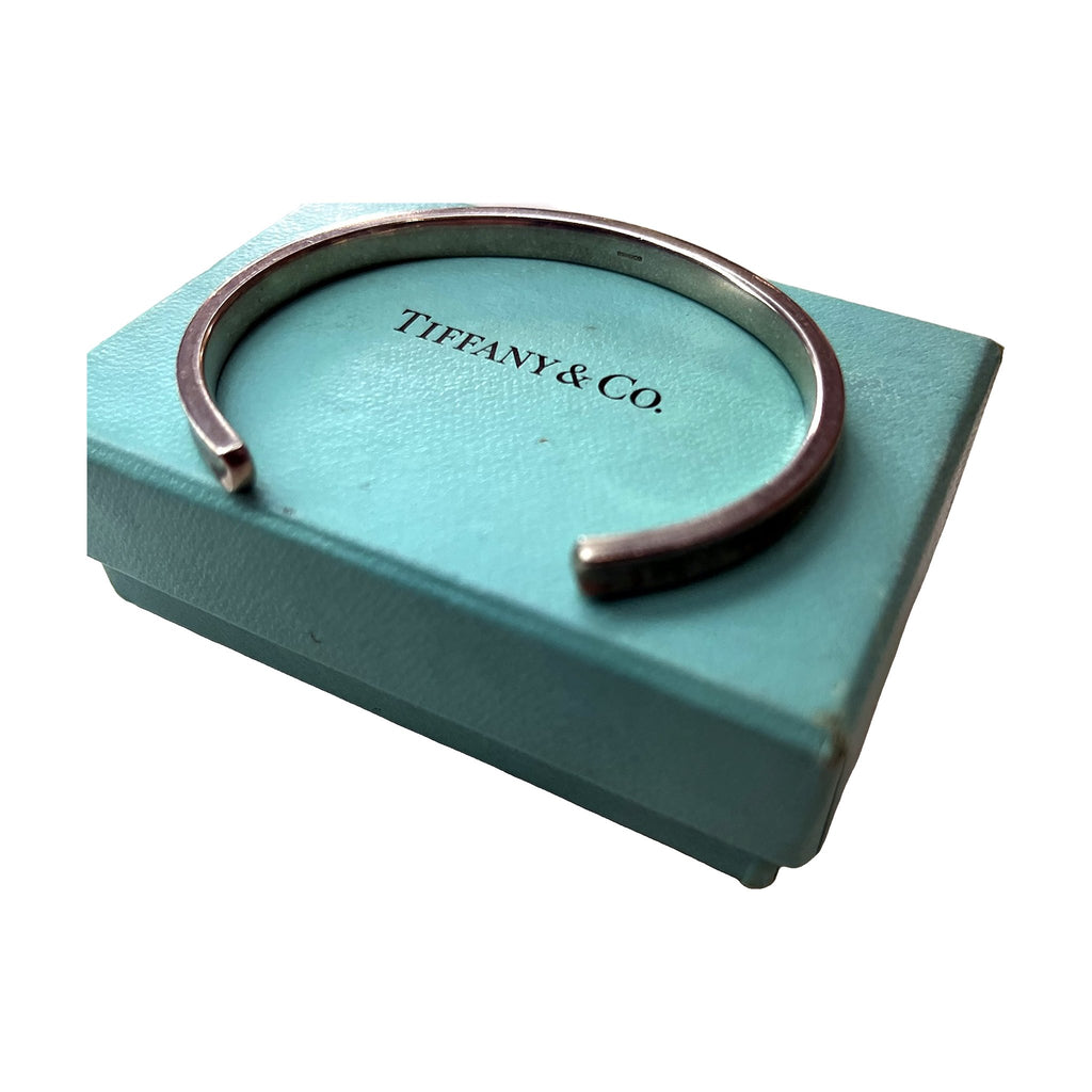 Pulsera Tiffany & Co. 1837 Cuff de plata de ley 925 con caja original