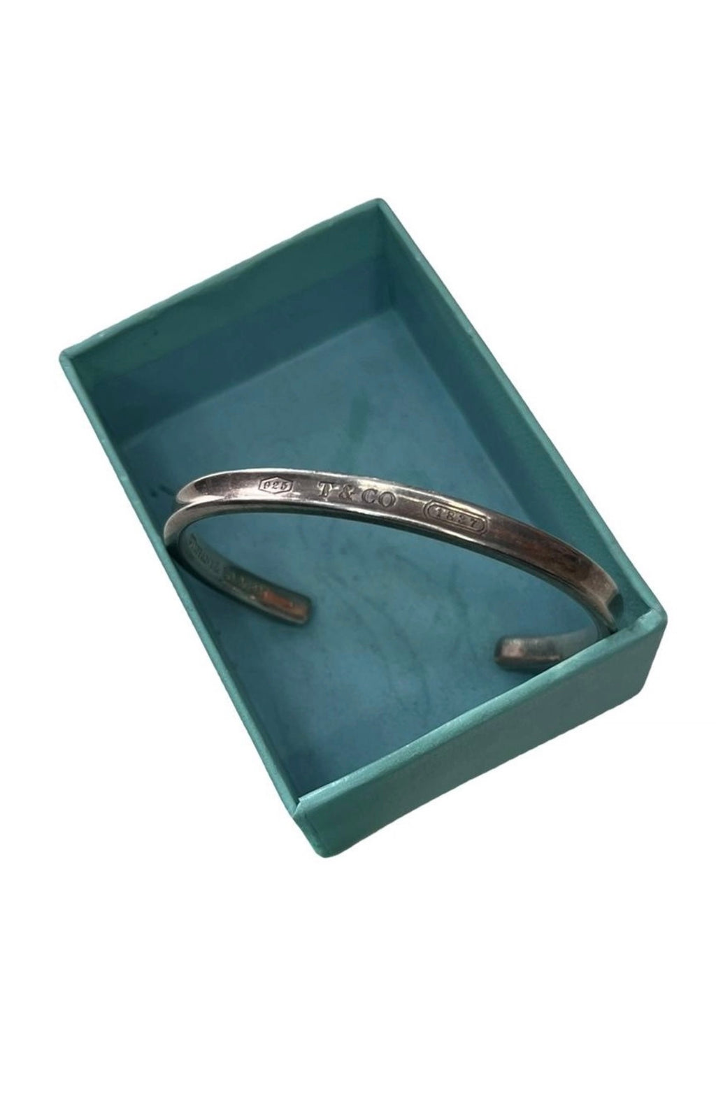 Pulsera Tiffany & Co. 1837 Cuff de plata de ley 925 con caja original