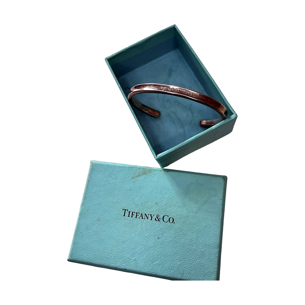 Pulsera Tiffany & Co. 1837 Cuff de plata de ley 925 con caja original