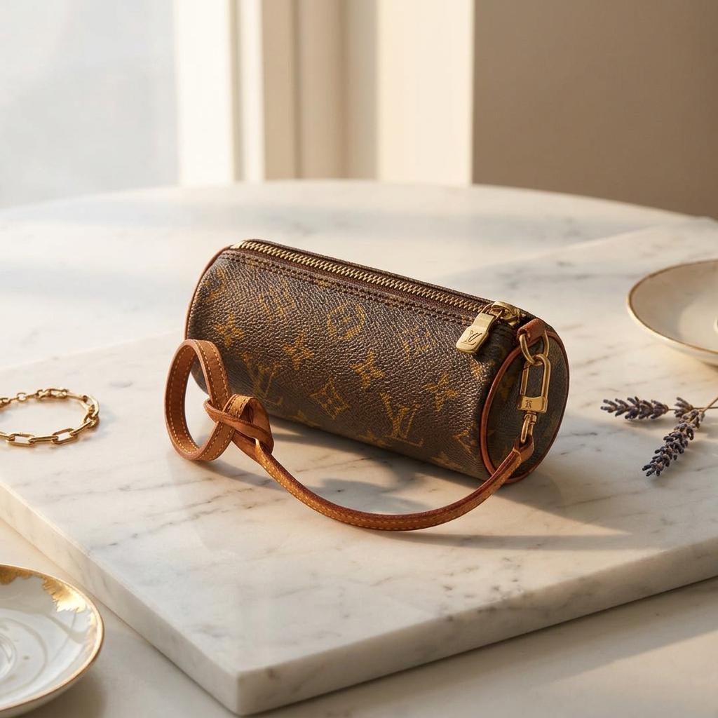 Pochette Louis Vuitton Mini Papillon Monogram - imagen editorial
